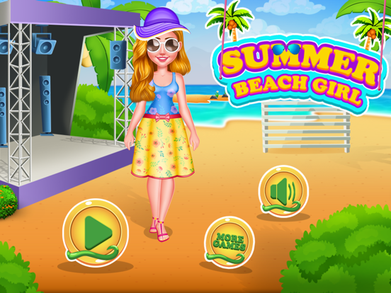 Summer Beach Girl Fun Activity