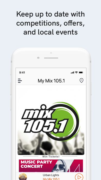 My Mix 105.1 Screenshot