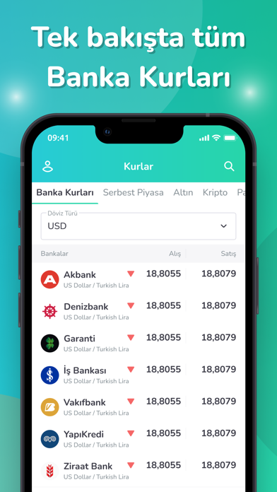 Döviz & Altın Güncel Kurlar Screenshot