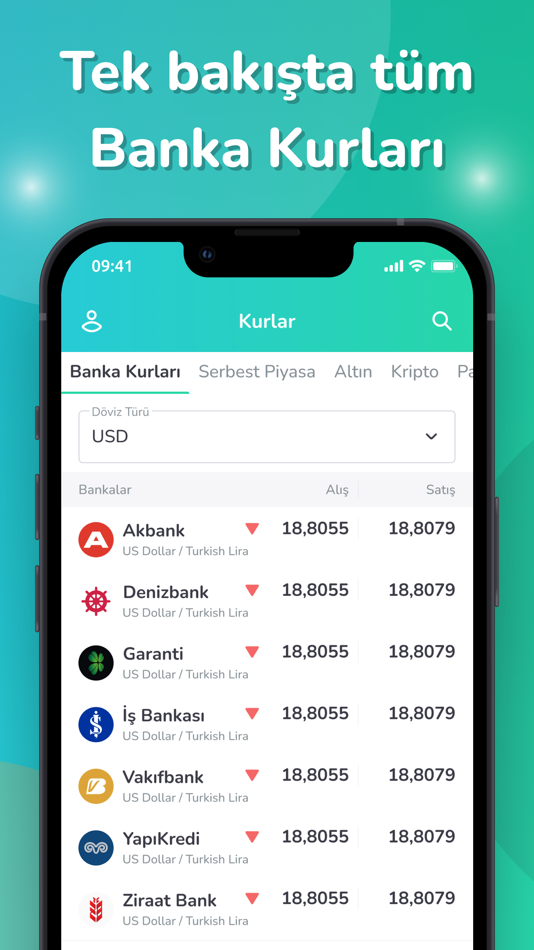 #3. Döviz & Altın Güncel Kurlar (iOS) Podle: Mona Digital