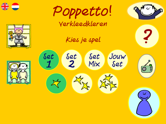 Poppetto Verkleed iPad app afbeelding 4