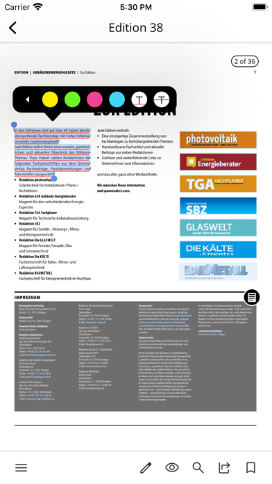 Screenshot #3 pour Gebäudetechnik E-Paper App