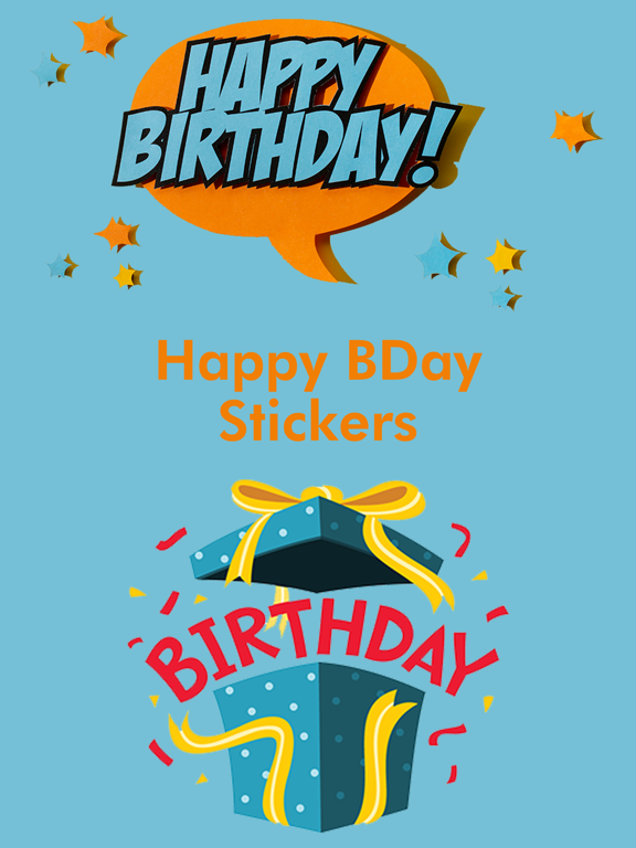 Screenshot #4 pour Happy BDay Stickers