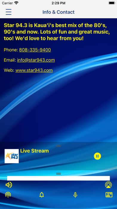 STAR 94.3 Screenshot