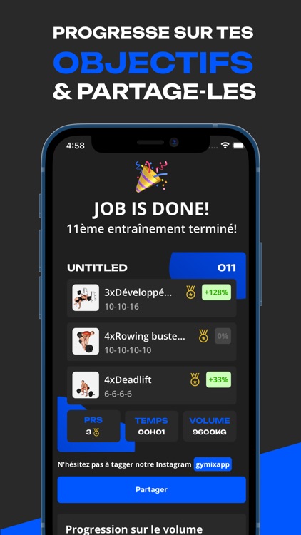 Gymix - Journal de musculation