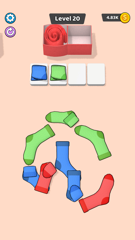 #1. Pairing Socks (iOS) 由: Umut Aktepe