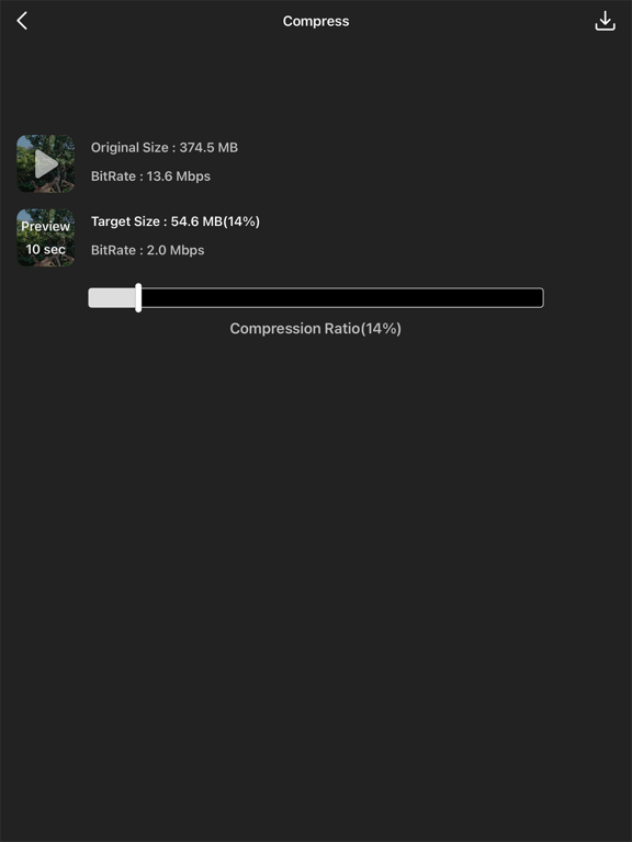 Screenshot #5 pour Video Compress - Shrink Videos