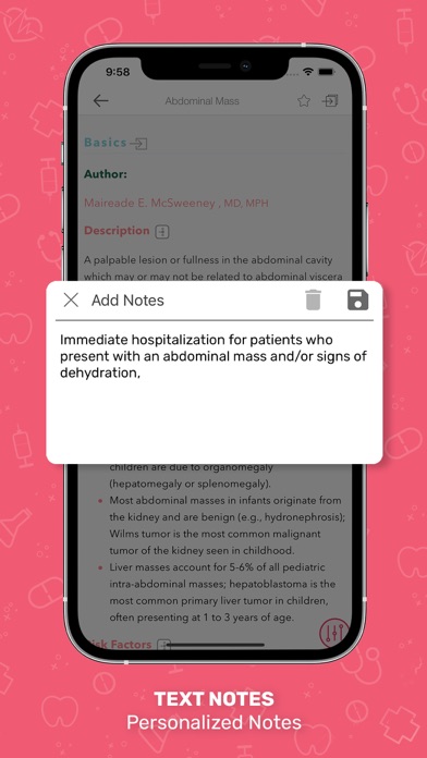 5 Minute Pediatric Consult + Screenshot