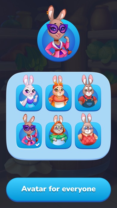Rabbit Tiles: Mahjong Puzzle Screenshot