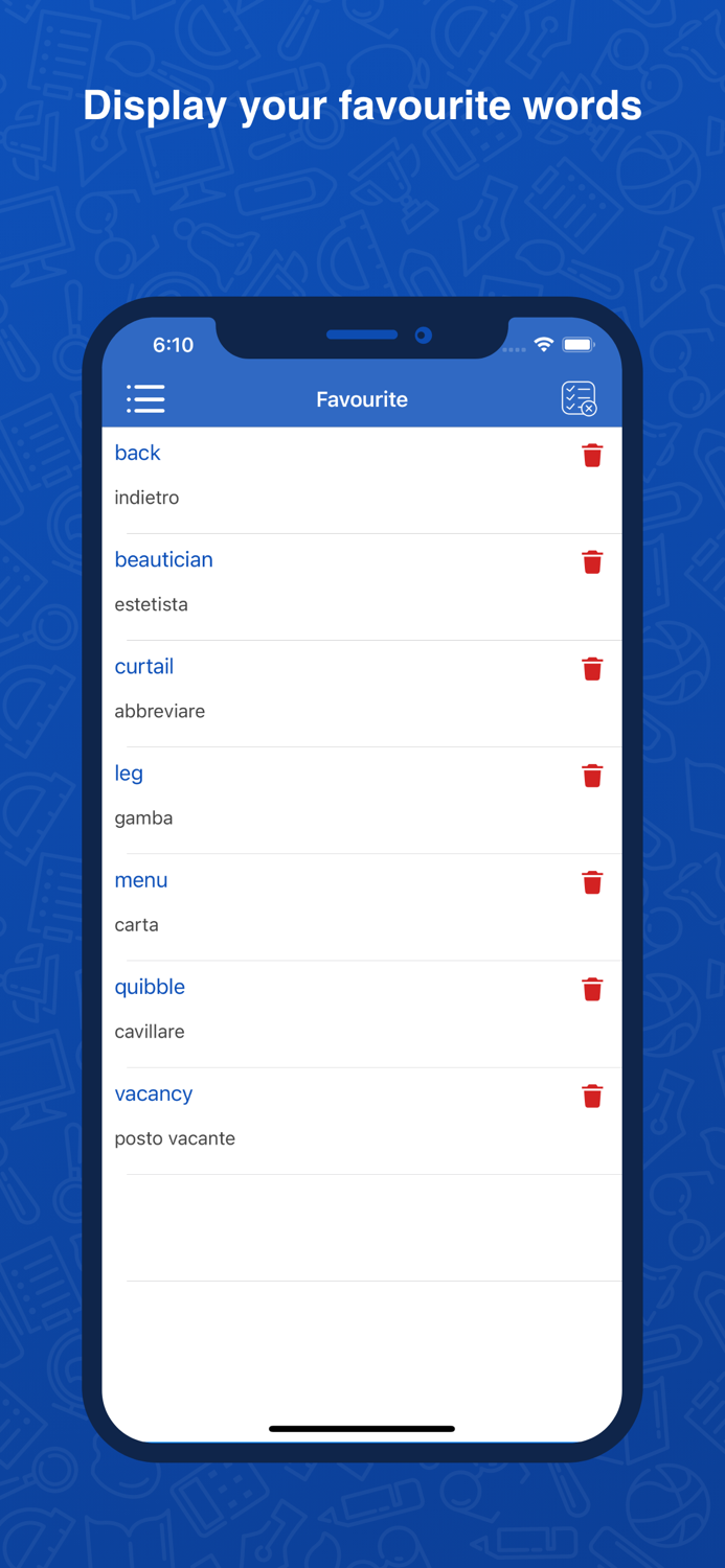 Italian Dictionary Translator