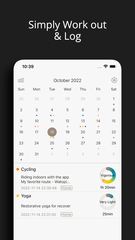 #1. Simply Workout Tracker (iOS) 由: Soyoung Hyun