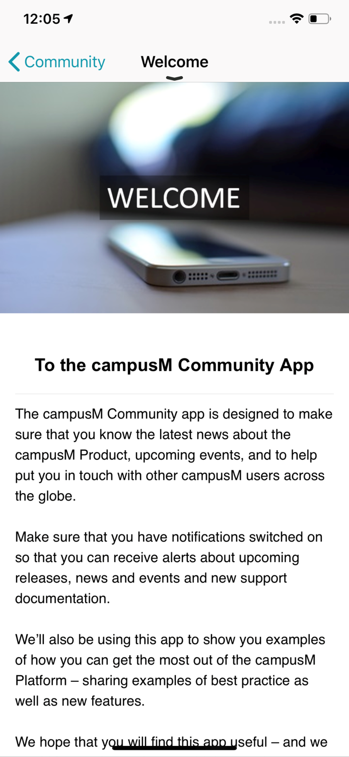 campusM Community