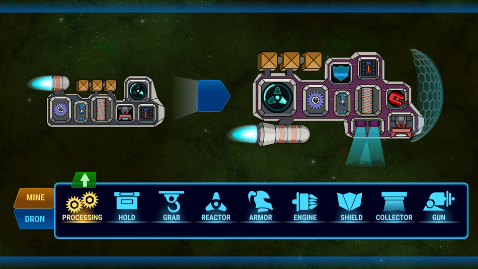 #5. Stellar Mines: Space Miner 2D (iOS) 由: Ihor Tykhonov