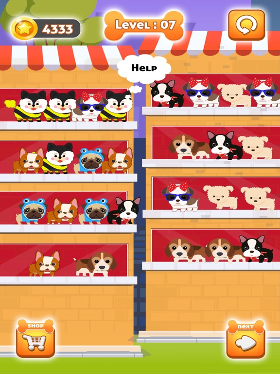 Screenshot #6 pour chien trier Jeux: animaux abri