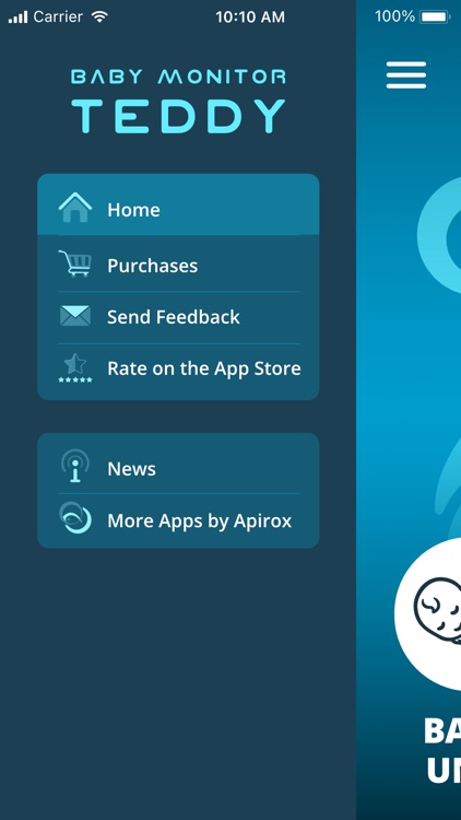 Baby Monitor TEDDY baby camera screenshot-3