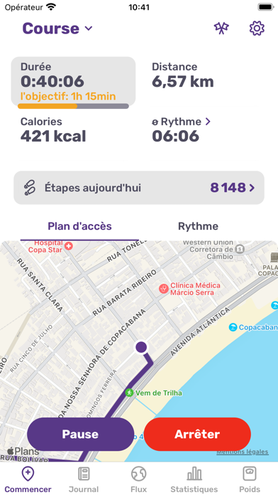 Screenshot #1 pour Appli pour courir - FITAPP