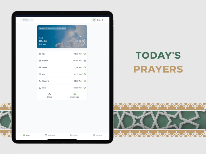 Prayer Times - App