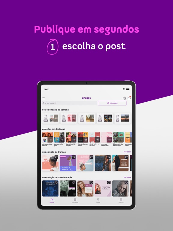 Screenshot #5 pour Ahazou: seus posts prontos