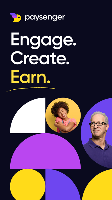 Paysenger. Creators Earn Cash Screenshot