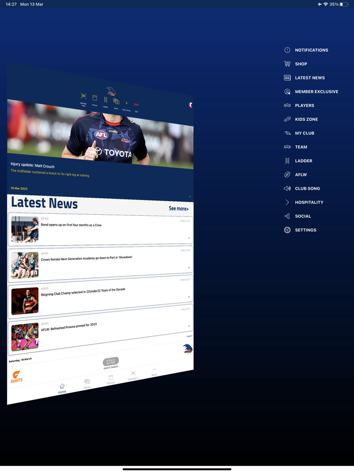 Adelaide Crows Official App