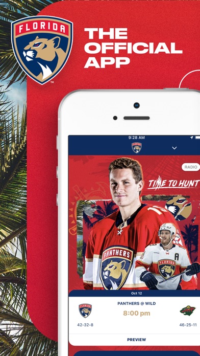 Florida Panthers Screenshot 1 - AppWisp.com Florida Panthers Screenshot 1 - AppWisp.com
