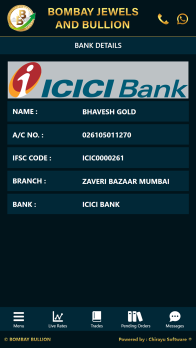 Bombay Bullion Metal Hub Screenshot