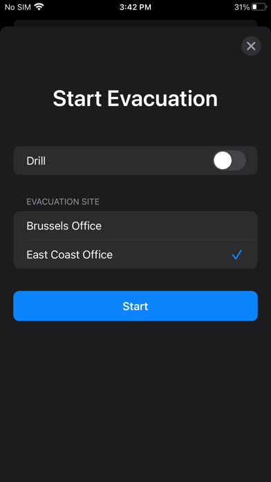 Screenshot 2 of RightCrowd Mustering App