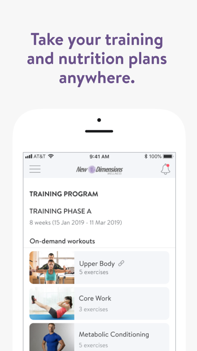 New Dimensions Wellness Screenshot