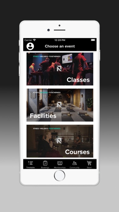 RISE Fitness & Wellness Screenshot