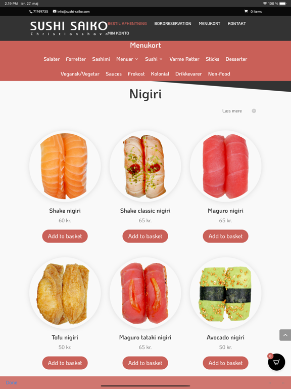 Screenshot #5 pour Sushi Saiko Christianshavn