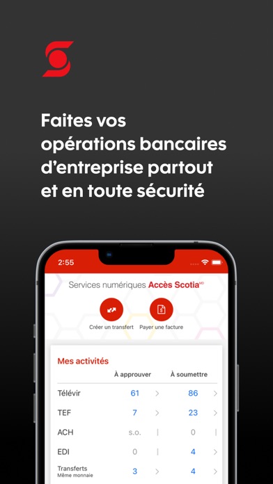 Screenshot #1 pour Services mobiles Accès Scotia