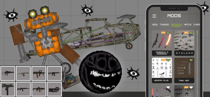 Mods for Melon Playground 2D