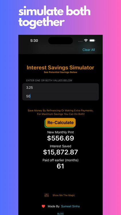 Mortgage Refinance Calculator screenshot-8