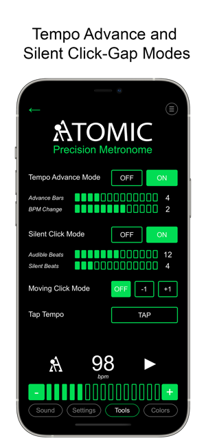 Captura de pantalla de Atomic Metronome