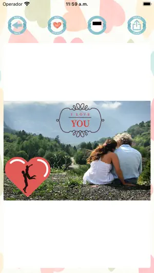 Sweet love stickers to photos screenshot 4