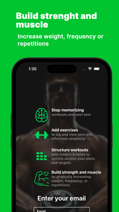 TrackFit: Progressive overload Screenshot