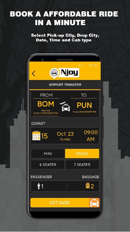 Njoy Cabs - Outstation Taxi