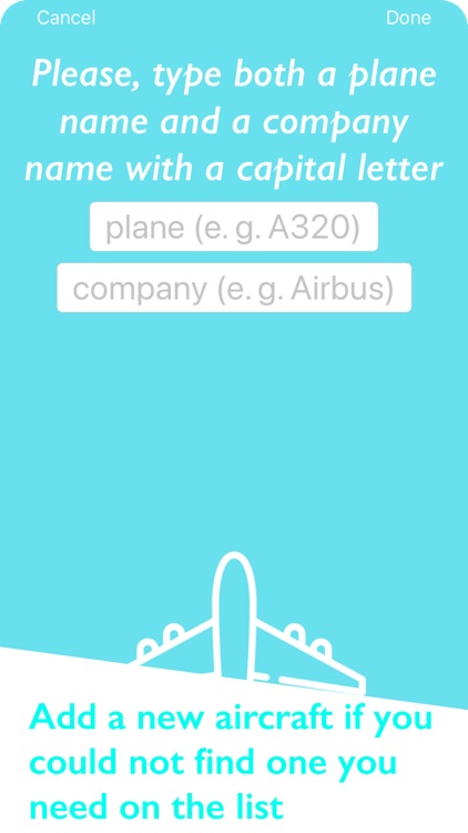 Airbeen: mark planes you flew