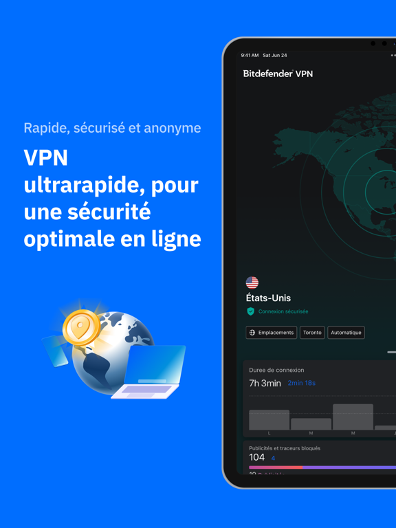 Screenshot #4 pour Bitdefender VPN