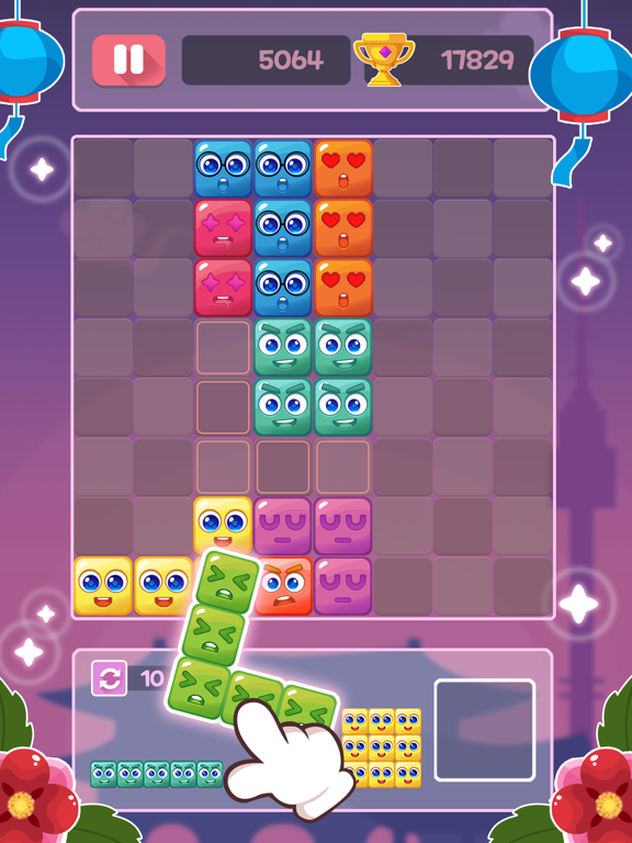 Cute Block Puzzle: Kawaii Gameのおすすめ画像2