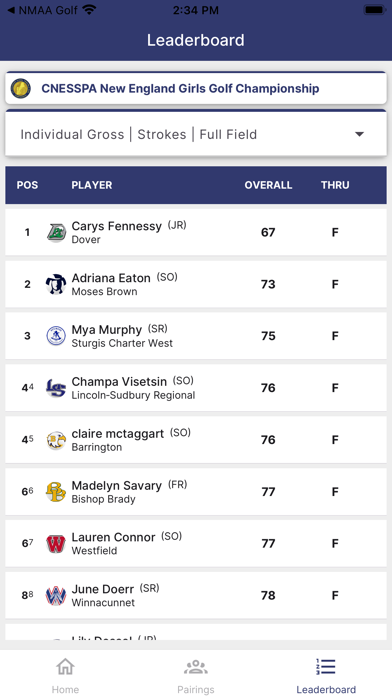 MPA Golf Screenshot