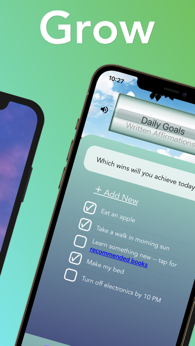 Rest Rise Grow - Affirmations Screenshot