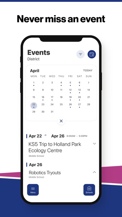 Gibraltar School District Screenshot