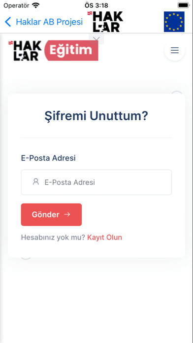 Haklar Projesi Screenshot