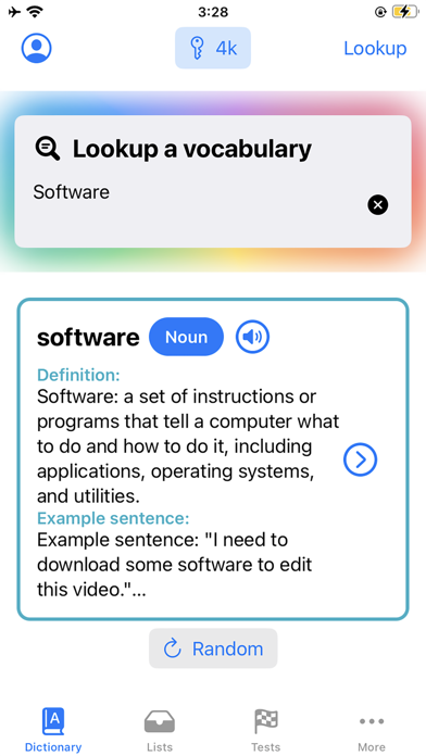 AI Dictionary Screenshot