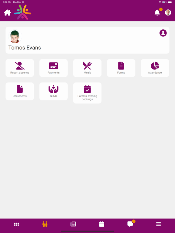 The Priory Learning Trust iPad screenshot