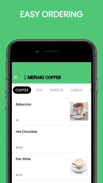 MERAKI COFFEE Screenshot