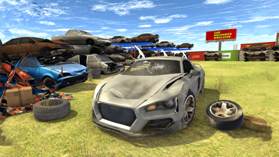 Car Test Junkyard Racing Game Screenshot