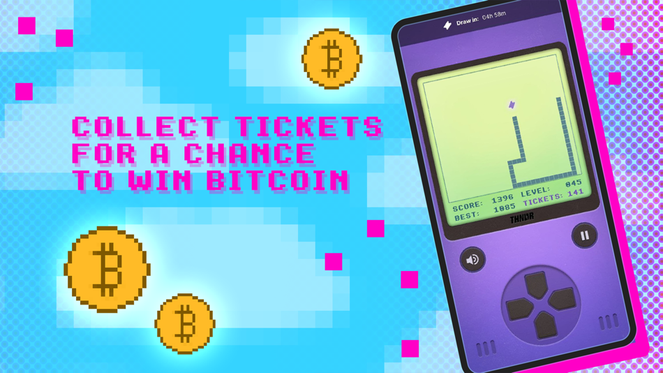 #3. Bitcoin Snake: Earn Bitcoin (iOS) 来自: THNDR Games