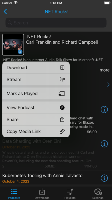 iCatcher! Podcast Player screenshot1